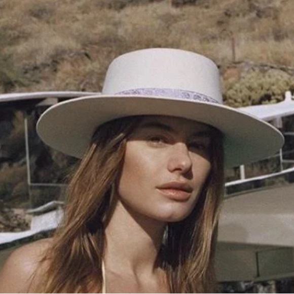 NEW Lack of Color Lavender Lolita Boater Hat - Picture 6 of 8